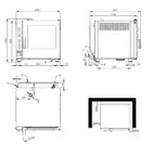 Piec konwekcyjno-parowy manualny, Redfox EPM 0523 E 00025440