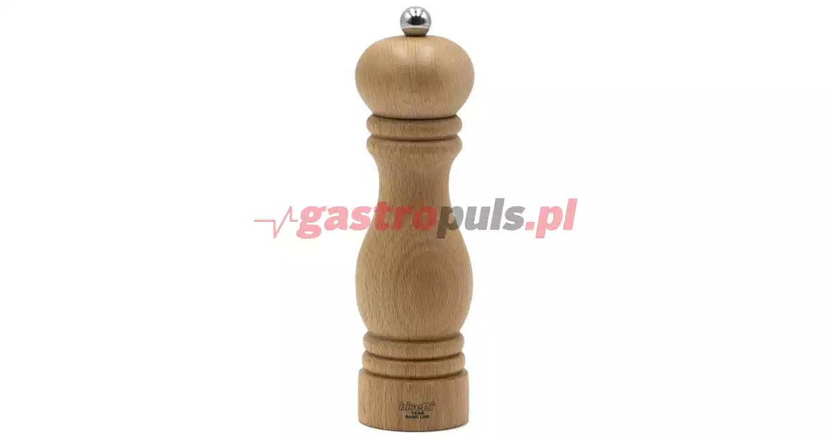 Młynek do pieprzu Sorrento naturalny 250 mm Bisetti BIS01.07152P.001