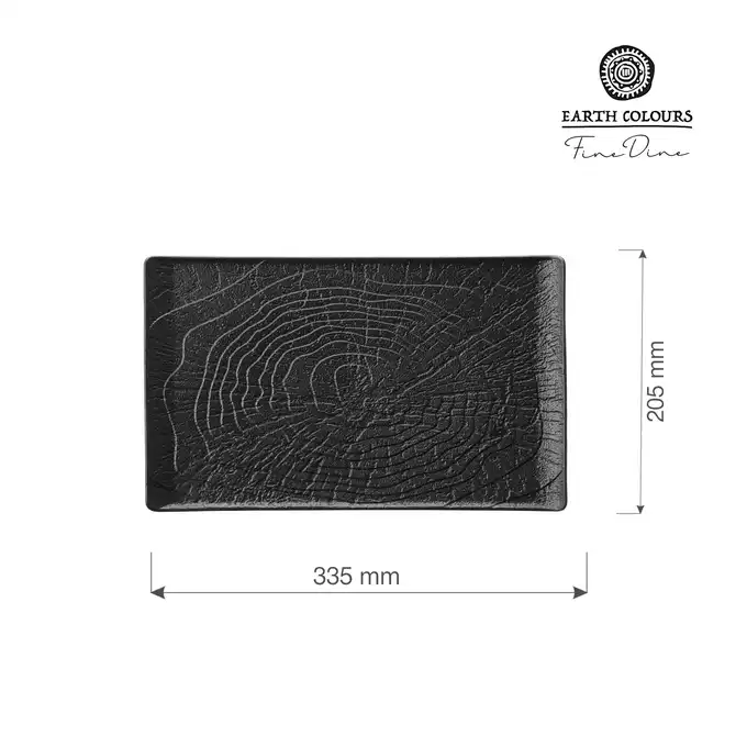 Talerz prostokątny Crust 335x205 mm Fine Dine 769843